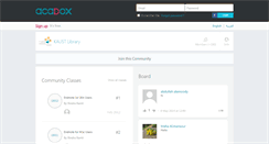Desktop Screenshot of kaustlib.acadox.com
